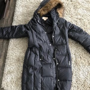 Charcoal Michael Kors winter coat